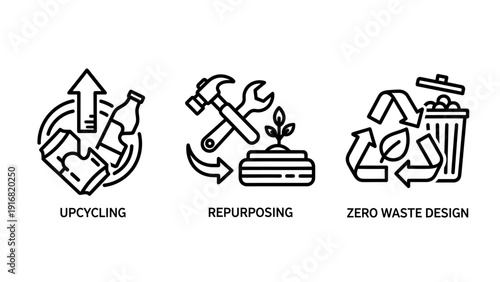 Sustainable Living Icons: Upcycling, Repurposing, and Zero Waste Design for Eco-Friendly Circular Economy Solutions