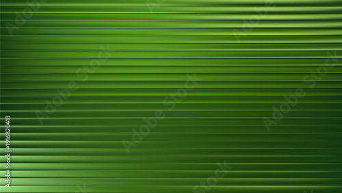 Glass green bg and fractal gradient texture with horizontal effect pattern. Background linear window and vibrant lines plate with cyber acrylic 3d. Line glass frosted and smooth fractal prism.