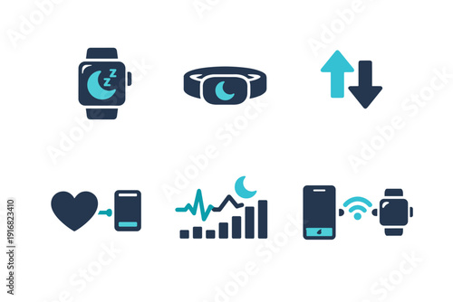 Background image scalable sync health generation icon simple vector sleep device app