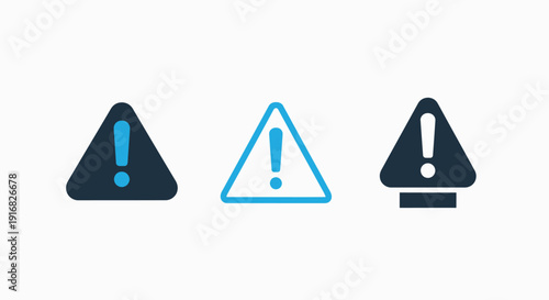 Essential Warning and Danger Sign Icons for Alerts, Errors, and Important Information Notifications