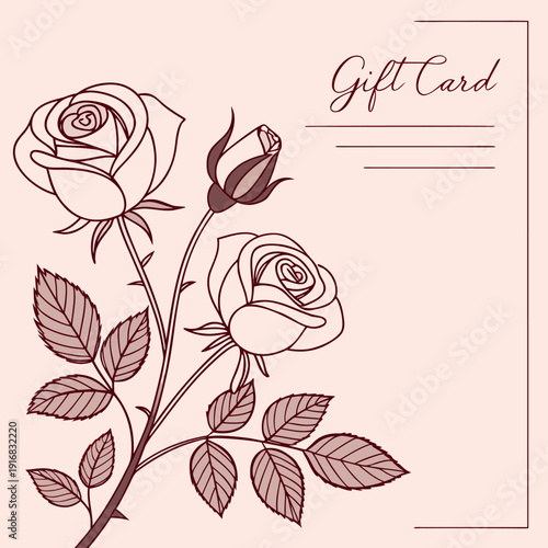 a delicate and graceful pink floral arrangement with softly blended rose hues perfect for invitations and romantic designs