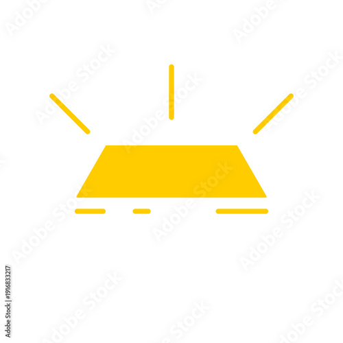 Gold ingot vector icon