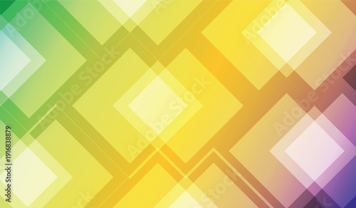 Abstract layered geometric forms in a gradient color scheme suitable for backgrounds and design elements showcasing depth and transparency effects