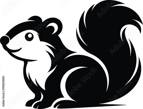 Wallpaper Mural beaver logo vector illustration featuring a friendly cartoon beaver face silhouette isolated on transparent background. This clean and professional animal mascot design is perfect for branding, Torontodigital.ca