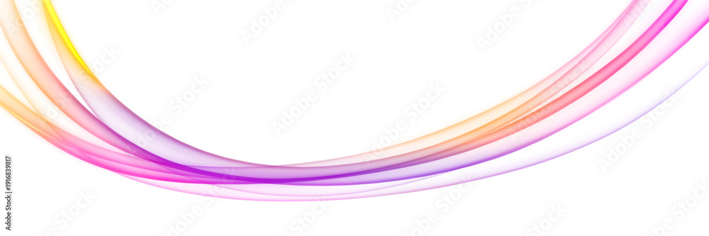 Fototapeta premium Futuristic digital light trails wave vector illustration for graphic design