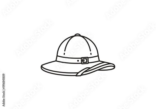 Safari Adventure Headwear Protection From Sun Explorer Exploration Expedition Travel Jungle Tropics Outdoors Style