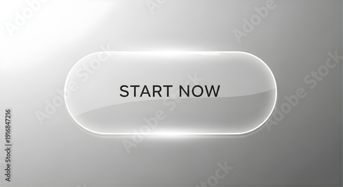 Modern start now button for immediate action and motivation
