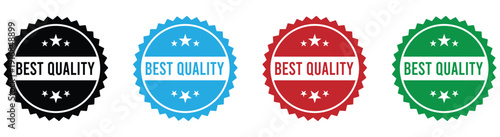 Set of best quality seal stickers in four colors