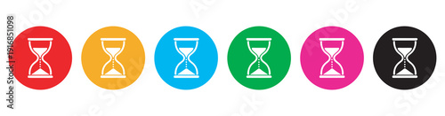 Sand watch icon set, hourglass symbol, timer, countdown, sand clock, time measurement, elapsed time, deadline, vector illustration, sand timer, hourglass icon, duration, waiting, time graphic, symbol 
