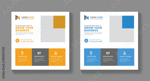 Professional Corporate Flyer Template, New Business Flyer Template, Creative Business Idea Social Media Post Template, Print Ready , Marketing Agency Social Media Post Template, 