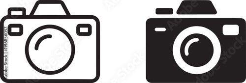 Black and white camera tool transparent background