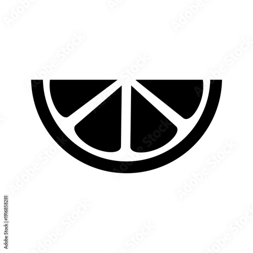 Orange fruit icon. Vector image