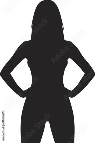 Confident Businesswoman Superhero Standing with Hands on Hips, Ready to Face Challenges