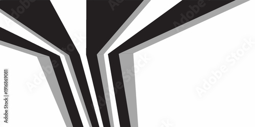 Abstract perspective line wave stripes with 3d dimensional effect.