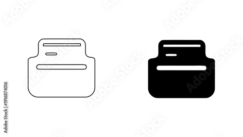 Kitchen Apron Icon Set, Chef Uniform or Protective Workwear Symbol, Minimalist Linear and Glyph Style for Culinary and Craft UI UX Design 4K