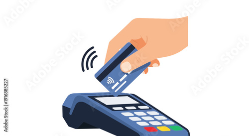 Contactless Payment with Credit Card and POS Terminal