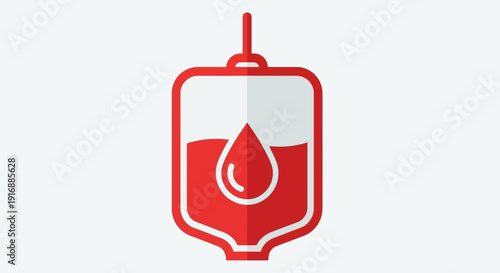 Blood Bag Icon - Donation, Medical, Health