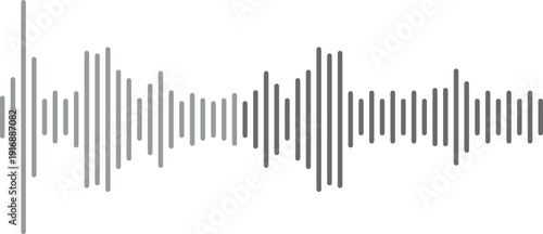 Speaking sound icon. Black talking audio play