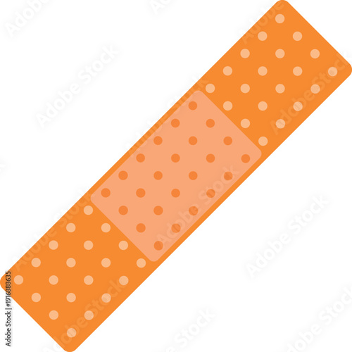bandage medical strip icon on transparent background.