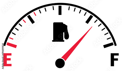 fuel gauge dashboard indicator icon