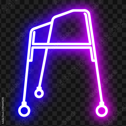 Neon Walker Illustration