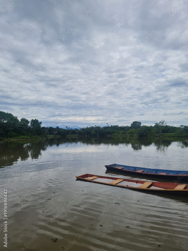 Obraz premium Lake and nature in 