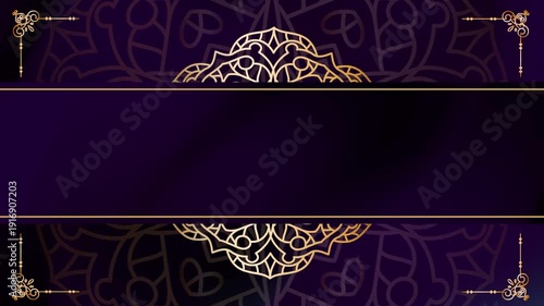 Glowing Animation Tribal ramadan Chakra Balancing Motion