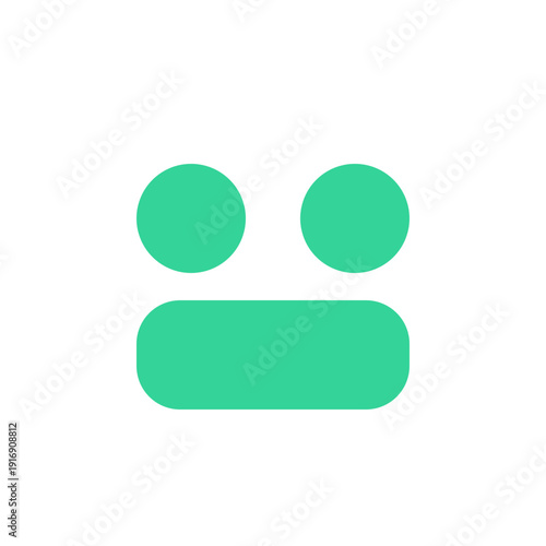 Modern green user profile icon for digital identity and social media Free Download Modern green user profile icon for digital identity and social media - GFXLoad