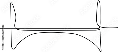 A graph showing a function with two vertical asymptotes and a horizontal asymptote Vector