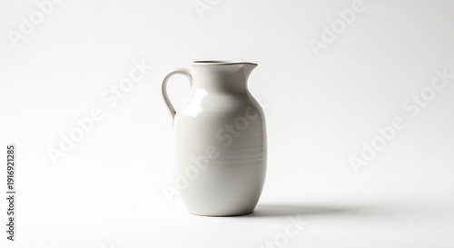 white jug on white