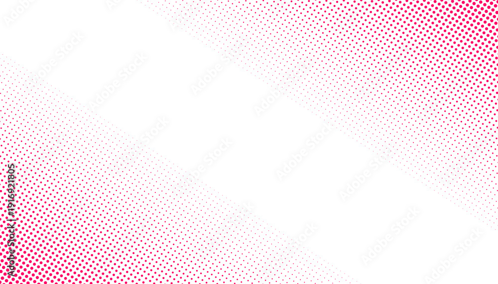 Fototapeta premium Pink halftone dotted diagonal gradient abstract background