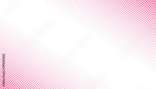 Pink halftone dotted diagonal gradient abstract background