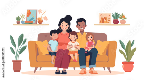 A serene minimalist illustration of a potted plant, perfect for creating a calm atmosphere in home decor or office spaces.