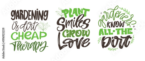 Cute hand drawn doodle lettering quote about Plants. Lettering for t-shirt design, mug print, bag print, clothes fashion. 100% hand drawn vector image.
