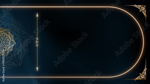 Looping Background Prism diwali Folk Art Motion