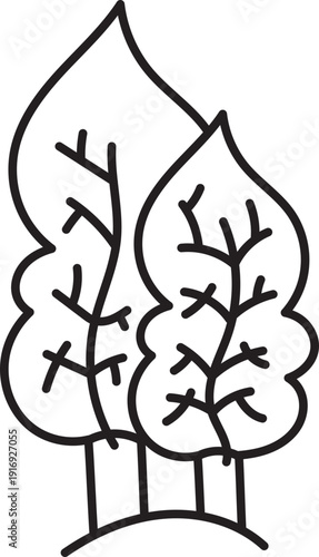 Wallpaper Mural Dry tree Icon. Torontodigital.ca