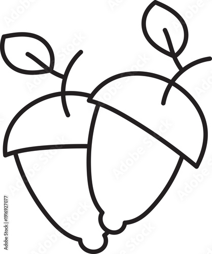 Wallpaper Mural Acorn  Icon. Torontodigital.ca