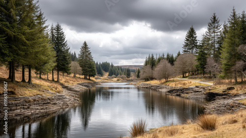 Kielder water reservoir and...