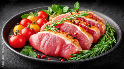 Raw chicken thigh fillet