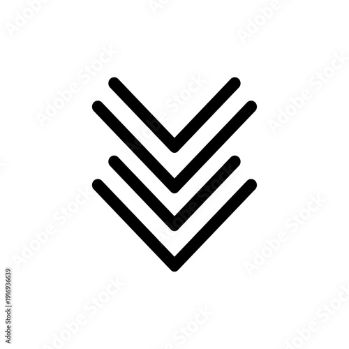 down arrow vector.ai