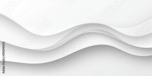 Abstract blue wavy background with flowing light curves and smooth wave lines creating a modern artistic wallpaper design