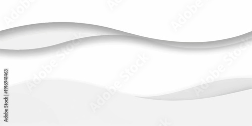 Abstract grey wave background with smooth futuristic curves and flowing light lines in a modern technology inspired design
