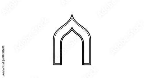 vector illustration of a metal faucet