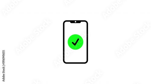 Face ID Scan Animation (transparent background)