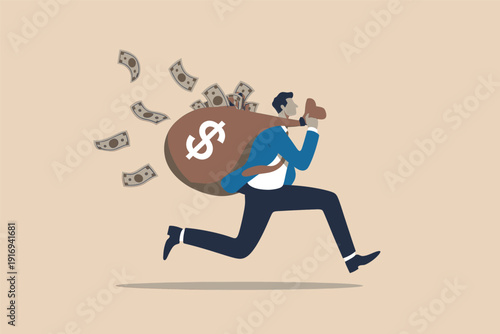 business man running