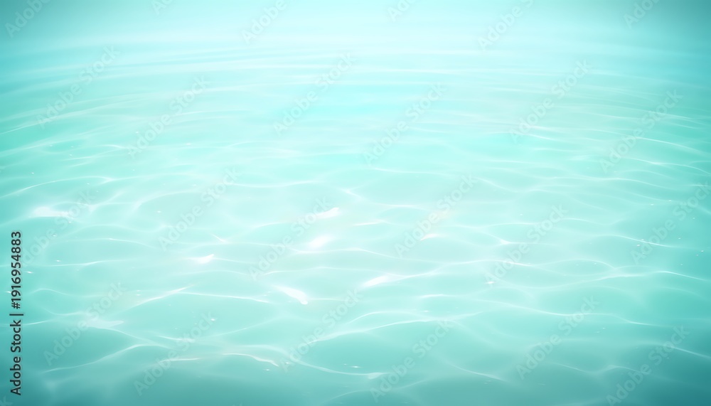 Obraz premium Abstract Turquoise Water Surface