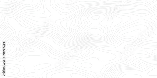 Abstract topographic map background with black contour lines representing land elevation and mountain geography, combined with light gray organic terrain curves in a subtle minimalist design.