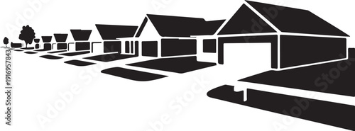 house on a white background