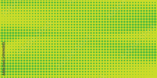 Dots halftone green and blue color pattern gradient grunge texture background yellow. vector illustration eps 10