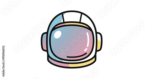 Astronaut helmet space suit headgear.